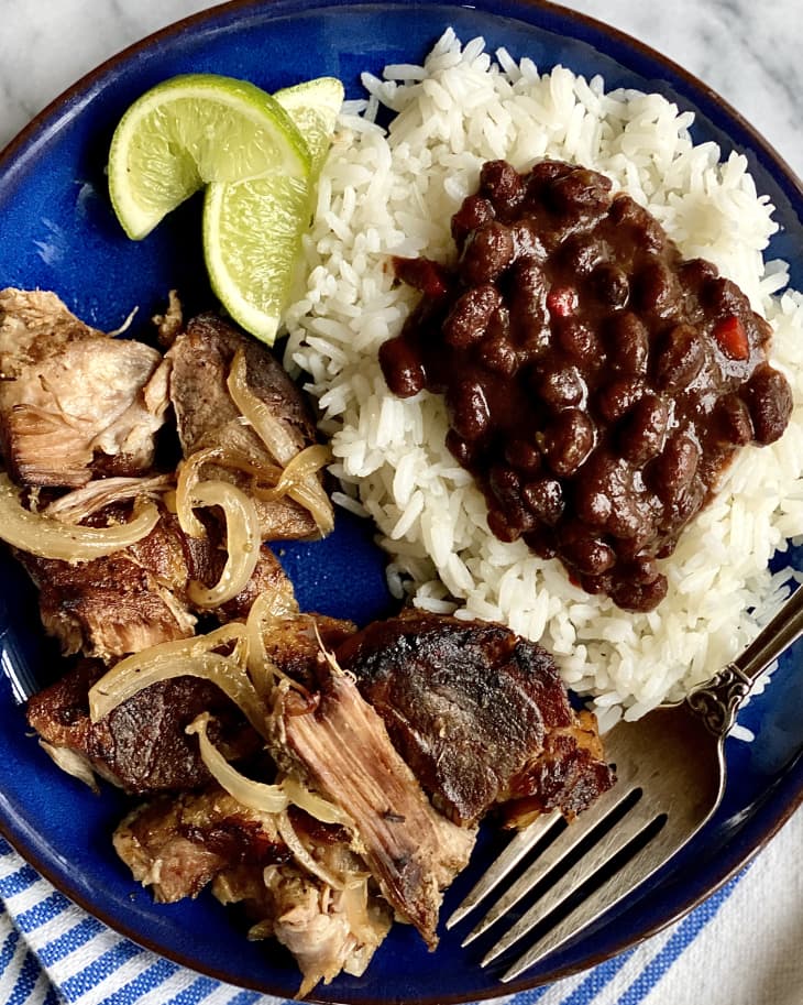 Slow Cooker Lechon Asada Cuban Mojo Roast Pork The Kitchn