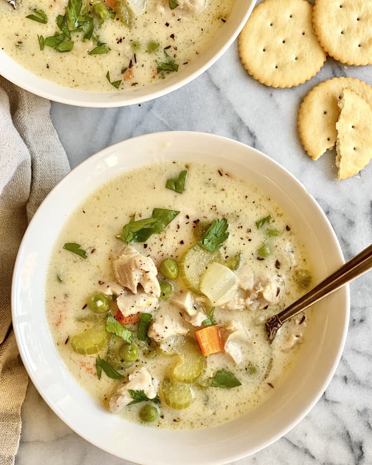 Creamy Chicken Soup Recipe The Kitchn