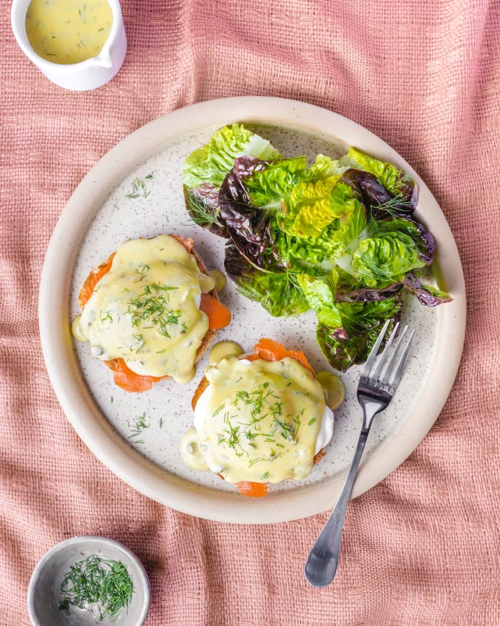 Salmon Benedict Recipe (with Smoked Salmon, Eggs Royale) The Kitchn