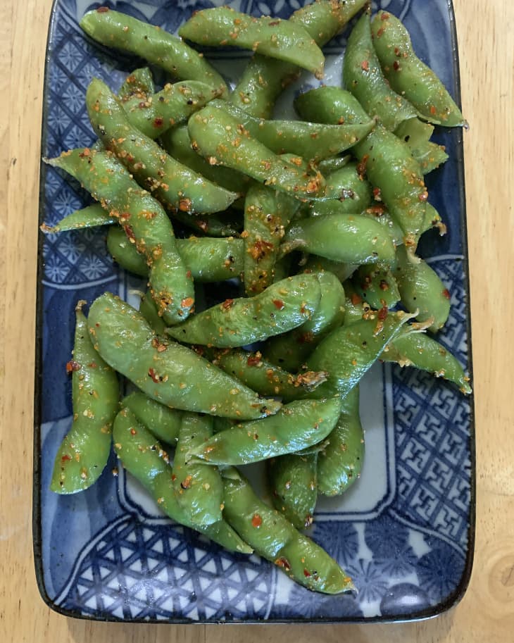 The Easiest Way to Make Spicy Edamame The Kitchn