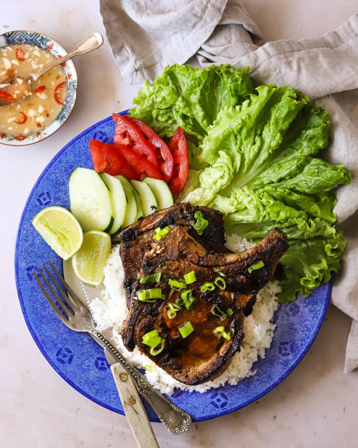 Com Sườn Nướng (Vietnamese Grilled Pork Chops) Recipe The Kitchn