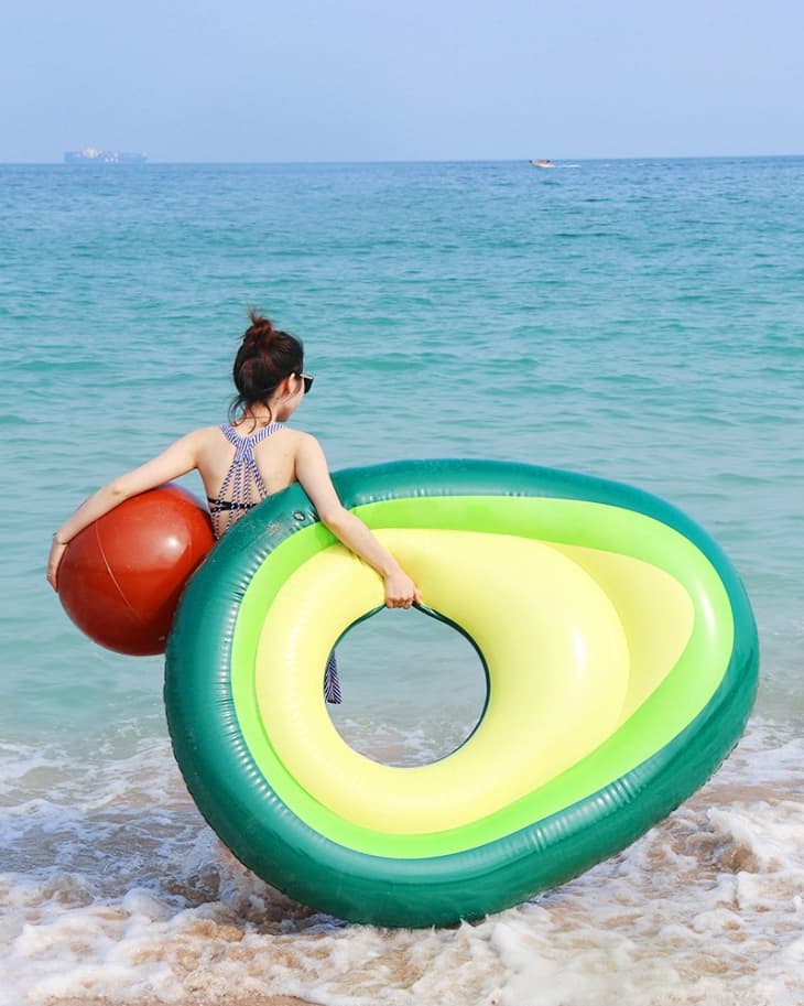 This 35 Avocado Pool Floatie from Amazon Is a Summer Essential
