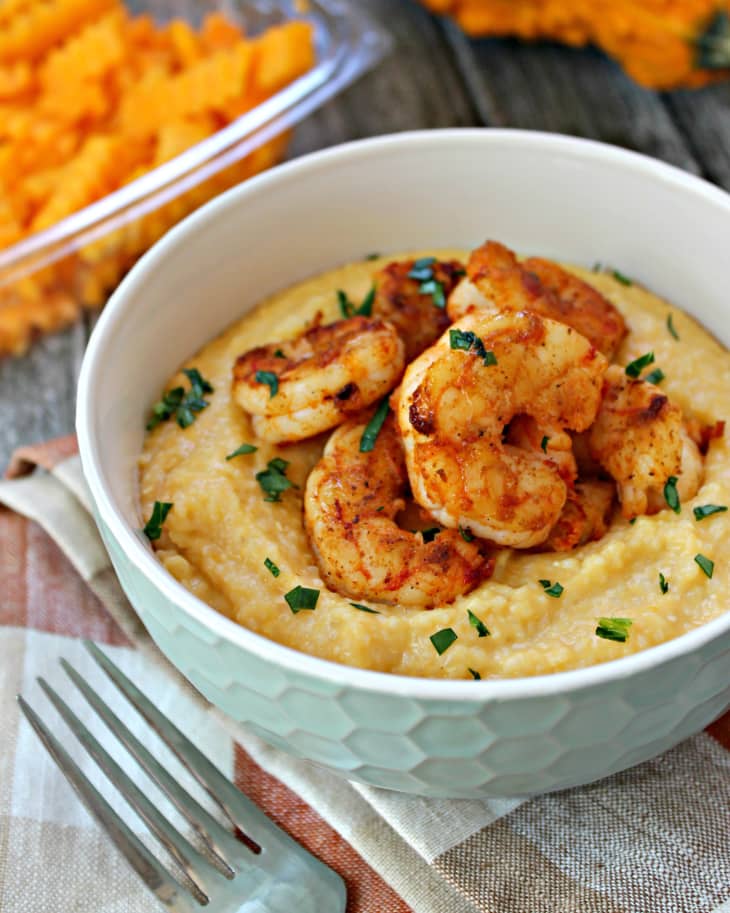 Butternut Squash Shrimp and Grits The Kitchen Prep Blog The Kitchn