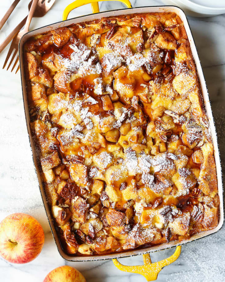 Overnight Cinnamon Apple French Toast Bake Damn Delicious The Kitchn