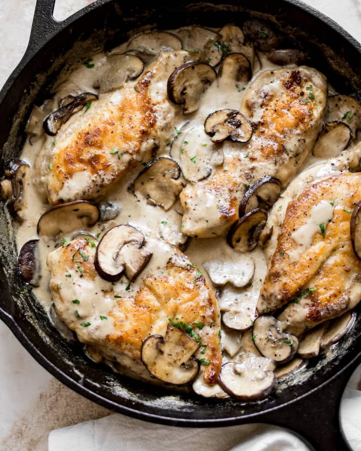 Creamy Mushroom Chicken Salt and Lavender The Kitchn
