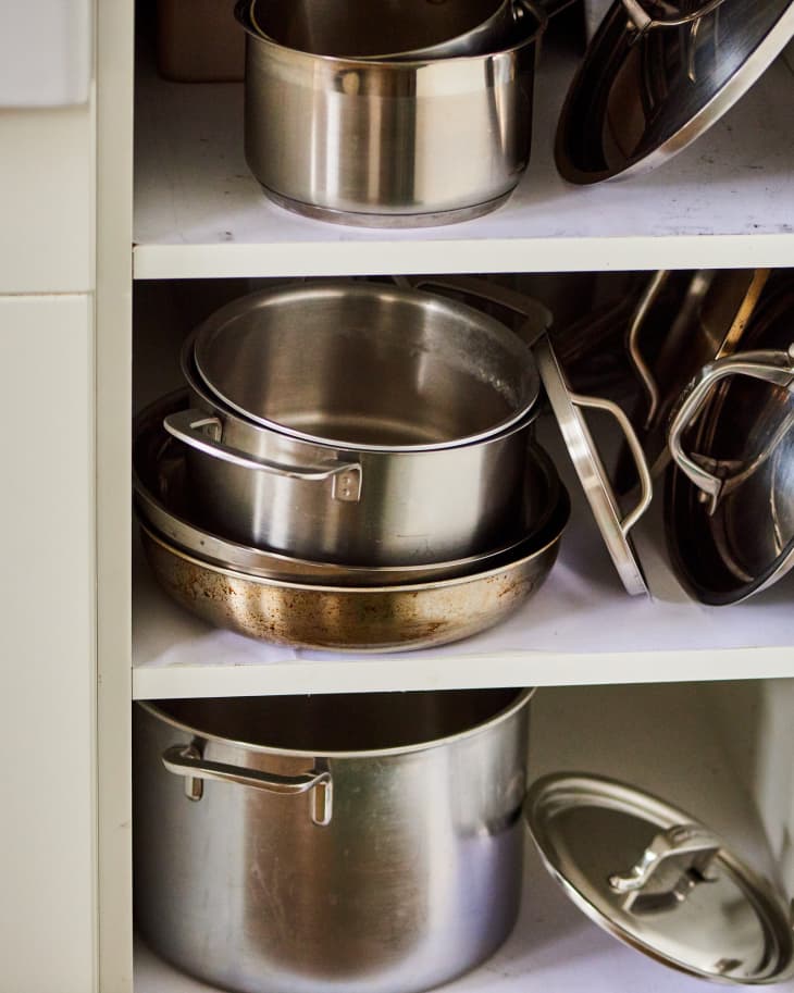 The Smartest Hidden Storage Spot for Your Pots and Pans | The Kitchn