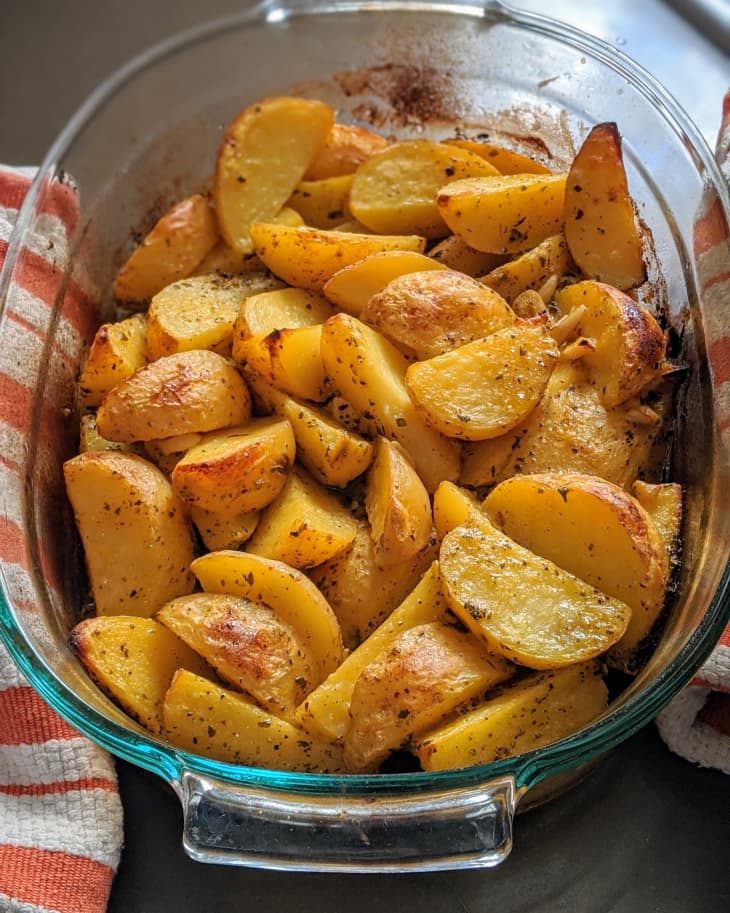 Roasted Greek Lemon Potatoes Recipe (OvenBaked) The Kitchn