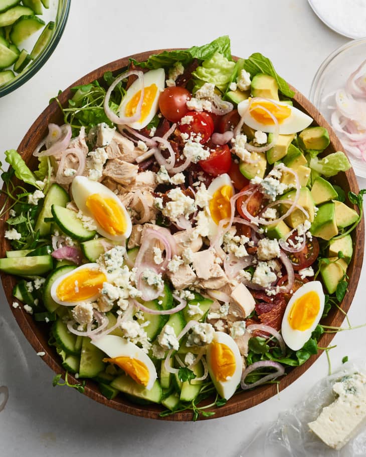 Classic Cobb Salad Recipe (with Homemade Dressing) The Kitchn