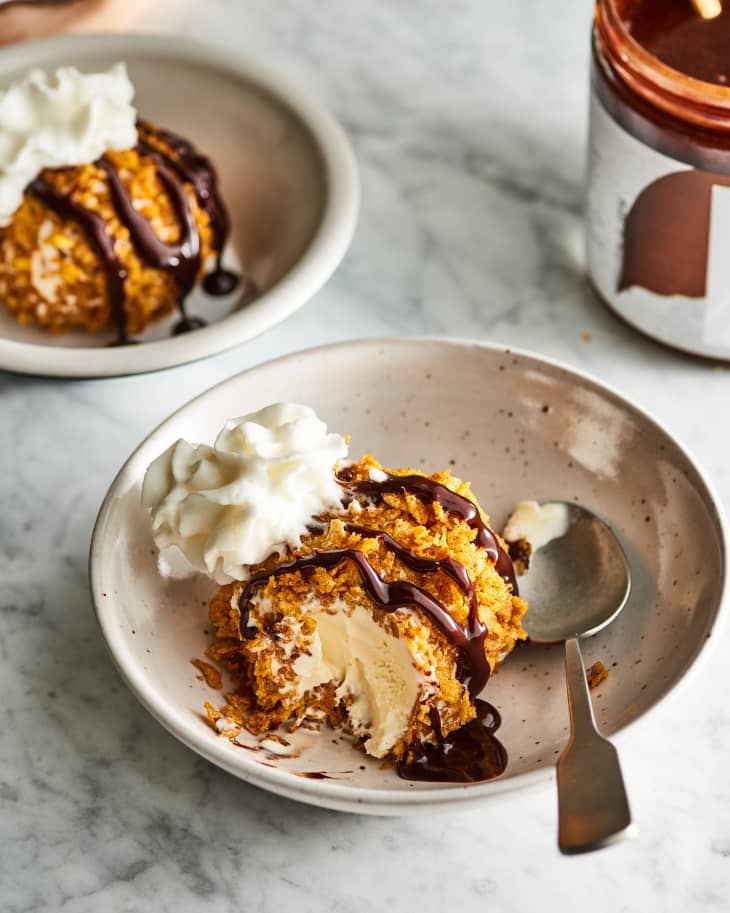 Make fried hotsell ice cream