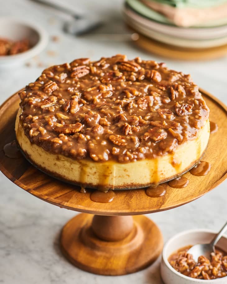 Pecan Pie Cheesecake Recipe (With Buttery Caramel Sauce) The Kitchn
