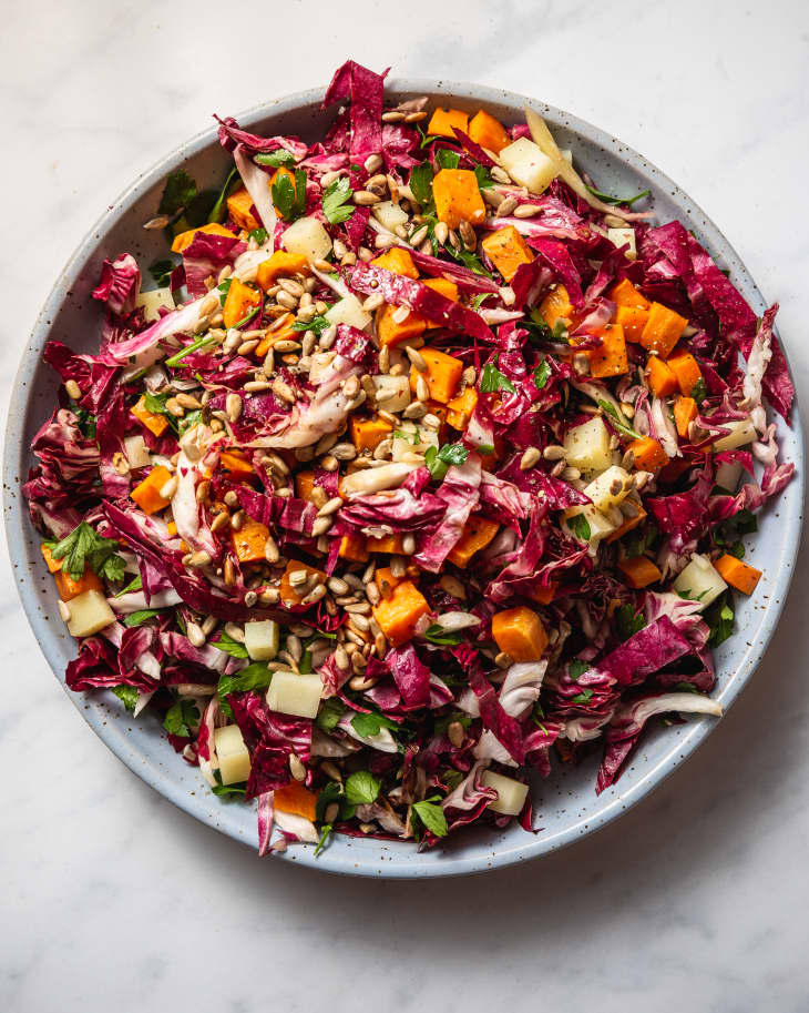 Vibrant vegetable salads