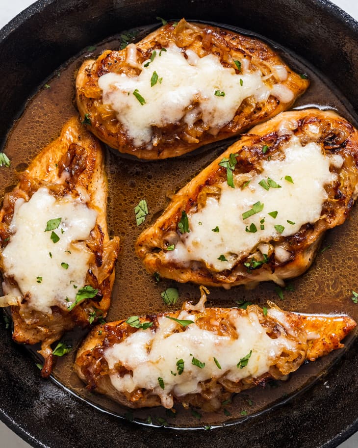 OneSkillet French Onion Chicken The Kitchn