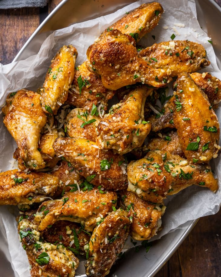 Garlic Parmesan Wings Recipe (Super Crispy) The Kitchn