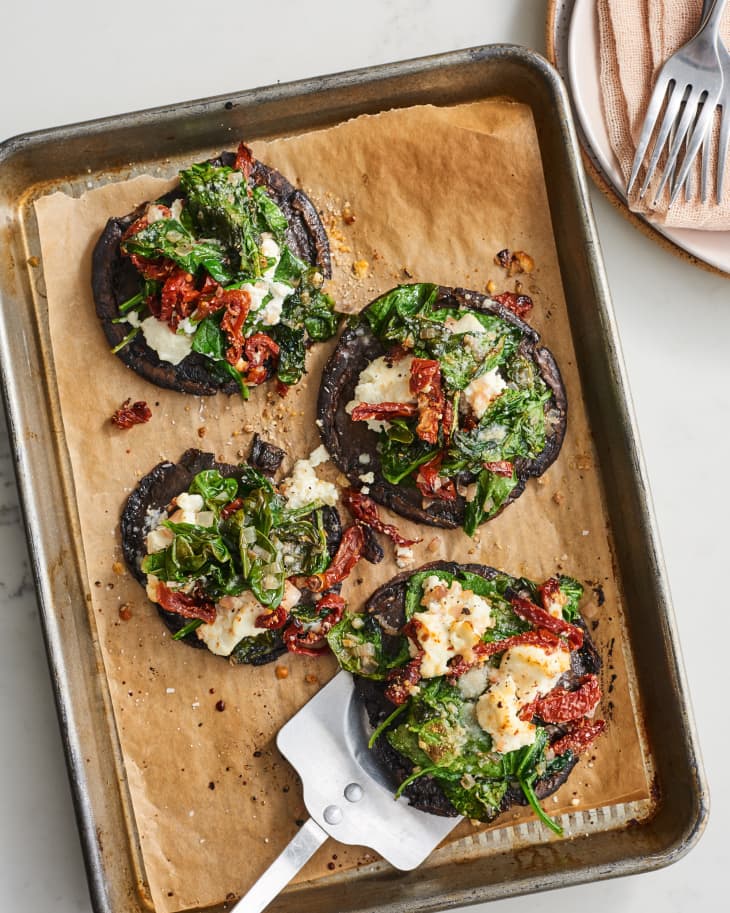 Stuffed Portobello Mushrooms Recipe (OvenBaked) The Kitchn