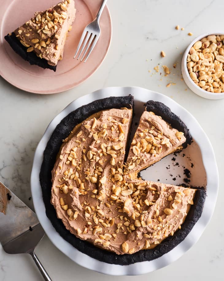 NoBake Peanut Butter Pie with Chocolate Whipped Cream The Kitchn