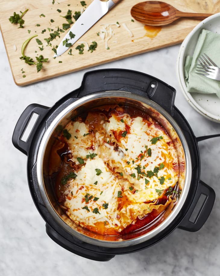 Easy instant shop pot lasagna