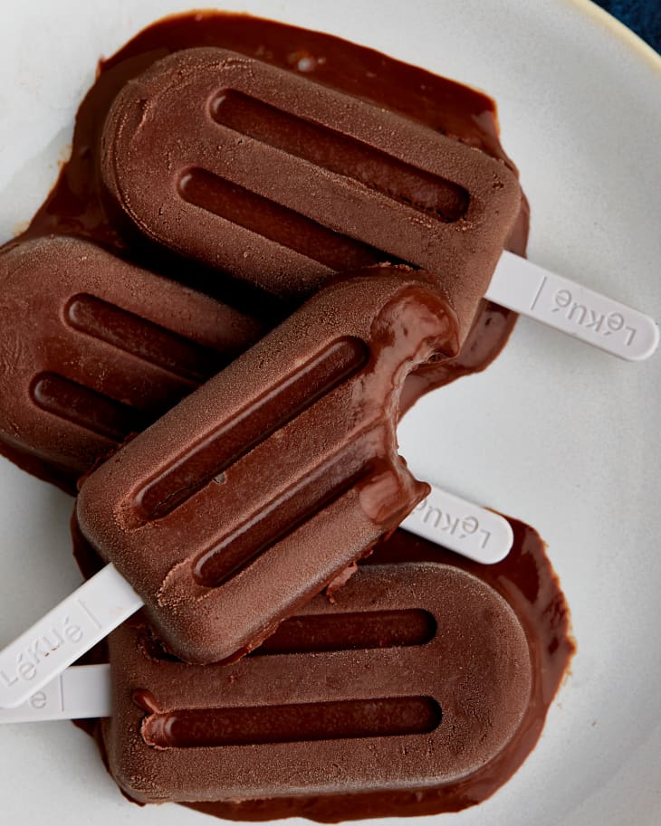How to Make Easy Homemade Fudge Pops — Homemade Fudgsicles The Kitchn