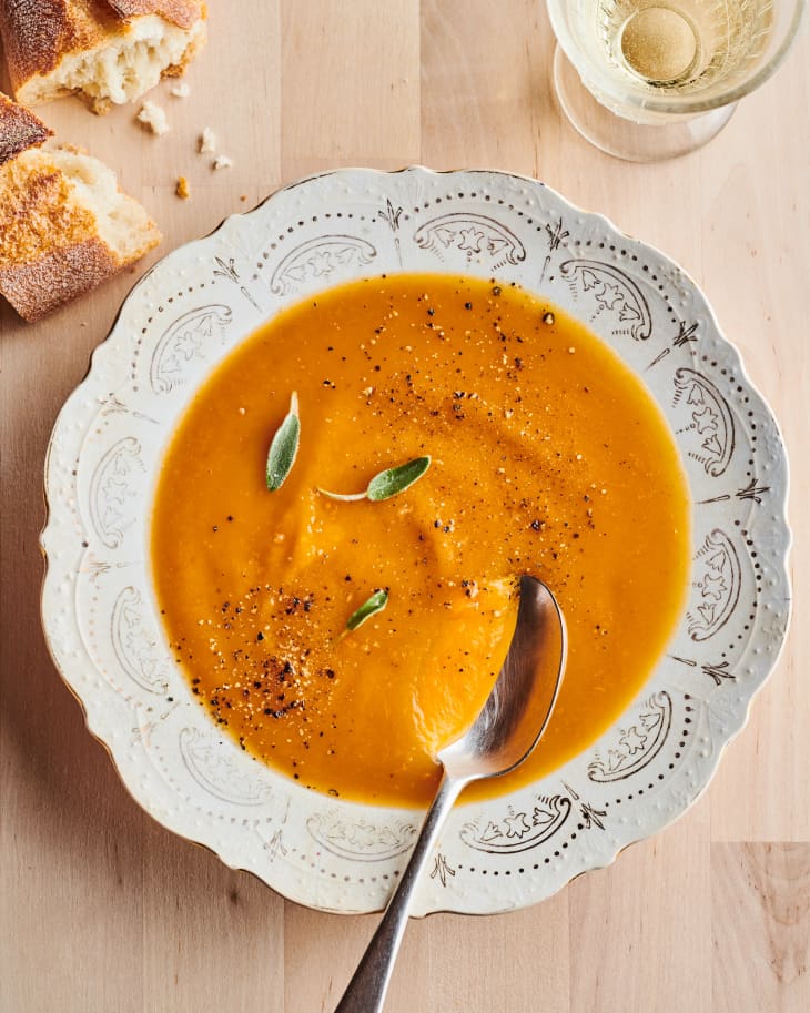 Slow Cooker Butternut Squash and Sweet Potato Soup The Kitchn