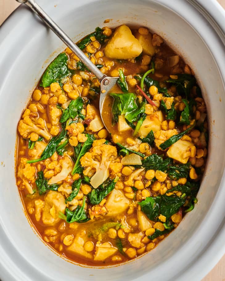 Slow Cooker Chickpeas with Vegetables (Pahari Dal) The Kitchn