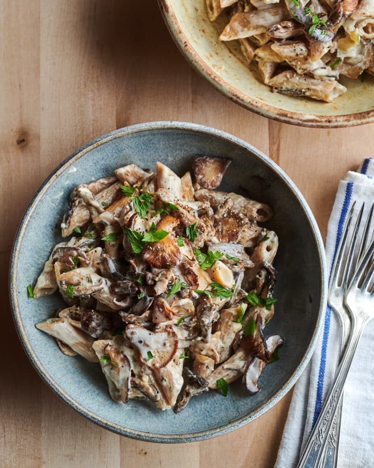 Creamy Wild Mushroom Instant Pot Penne The Kitchn