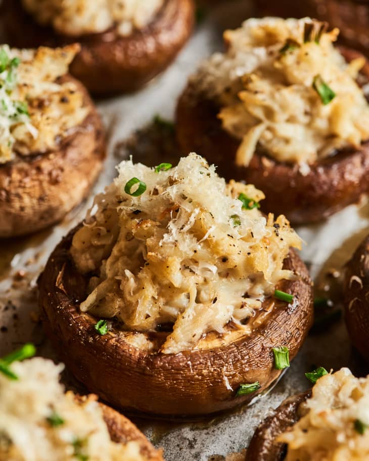 Crab-Stuffed Mushrooms Recipe (Perfect Appetizer) | The Kitchn