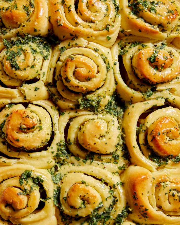 GarlicSwirl Rolls Recipe The Kitchn