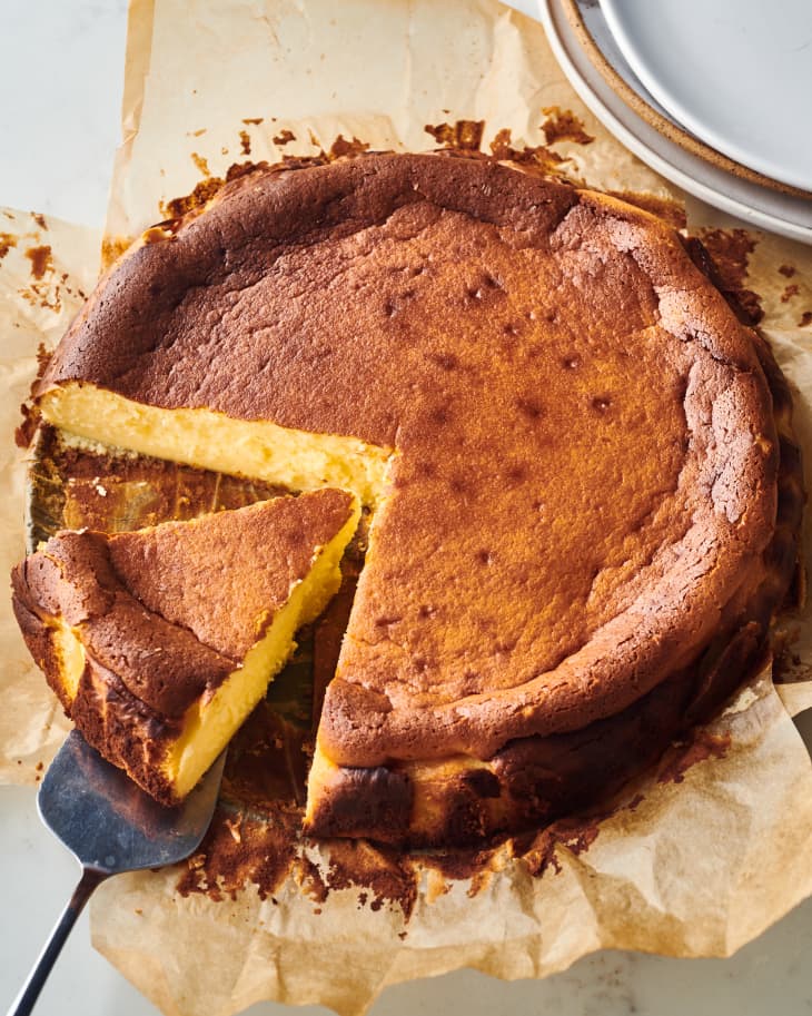 Basque Cheesecake Recipe (Crustless Burnt Cheesecake) | The Kitchn