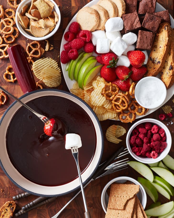 How to Make Easy Chocolate Fondue Kitchn