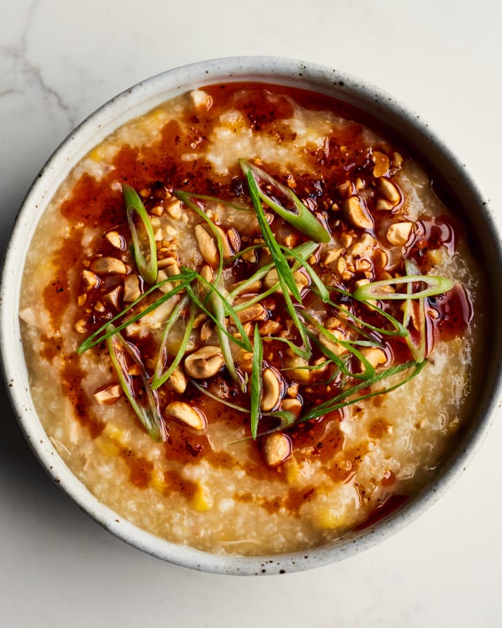 Instant Pot Congee Recipe With Corn and Chicken The Kitchn
