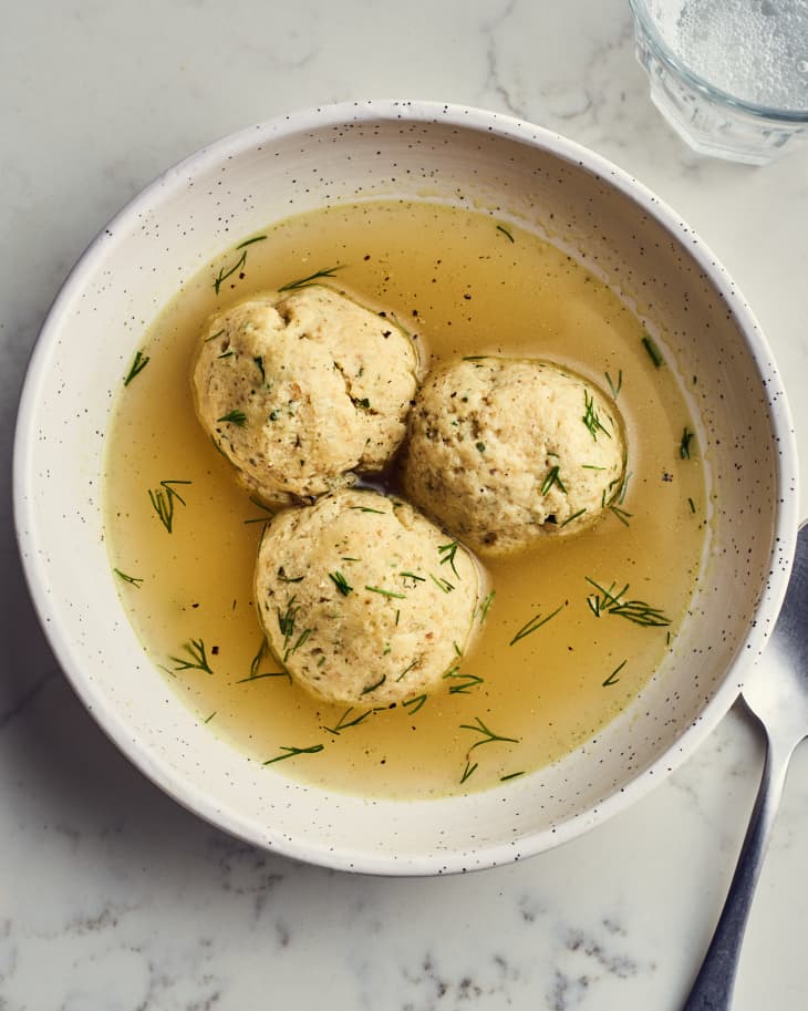 Paula Shoyer's Instant Pot Chicken Soup with Herbed Matzo Balls Recipe