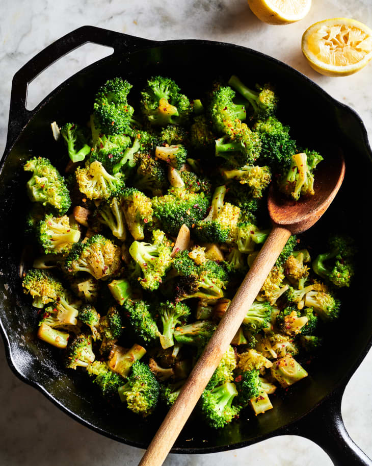 Sautéed Broccoli Recipe (with Garlic and Lemon) | The Kitchn