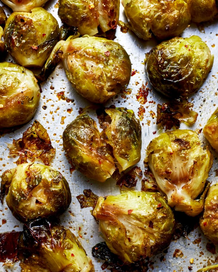 Smashed Brussels Sprouts (Crispy and Caramelized) The Kitchn