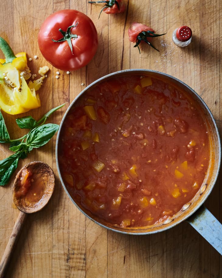Homemade Stewed Tomato Recipe (with Fresh Tomatoes) The Kitchn