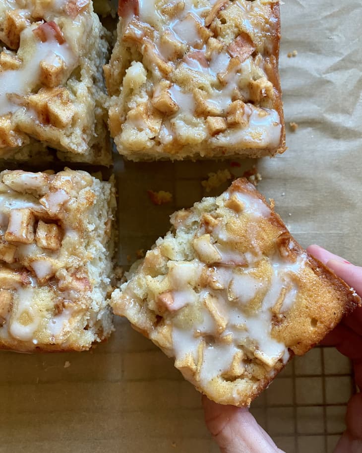 King Arthur's Apple Fritter Cake (Recipe Review) The Kitchn