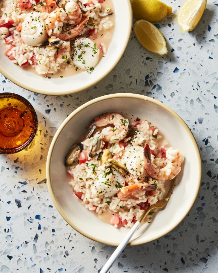 Seafood Risotto Recipe (Shrimp Scallops and Mussels) The Kitchn