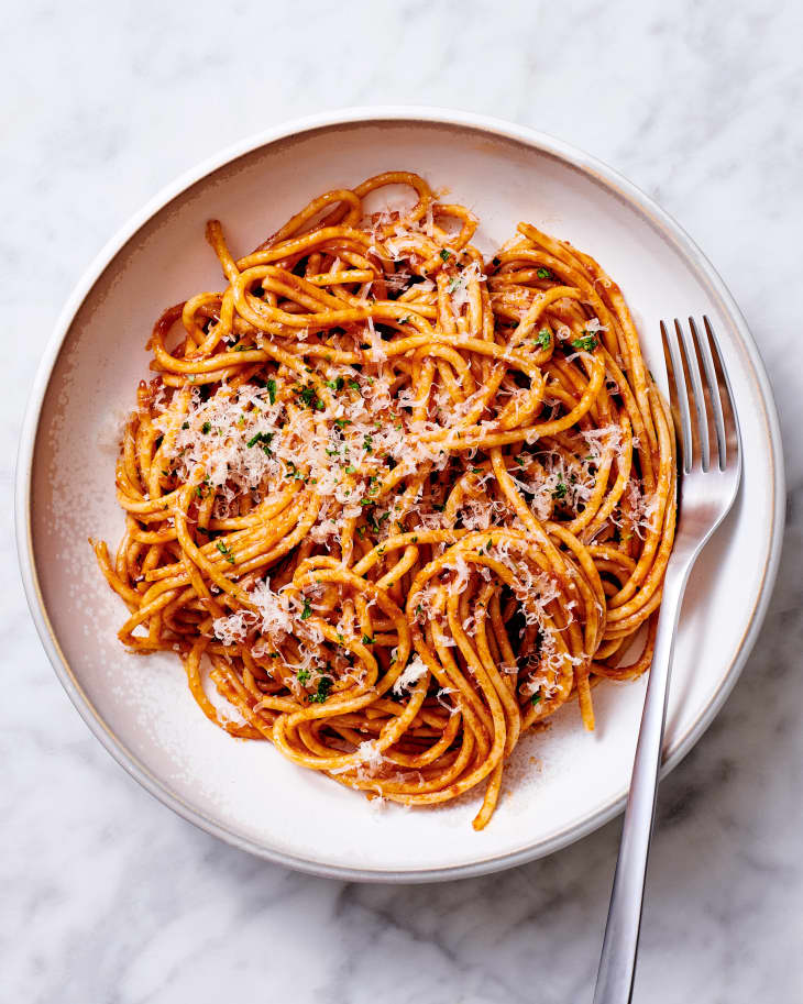 Tomato Paste Pasta Recipe (5-Ingredients) | The Kitchn