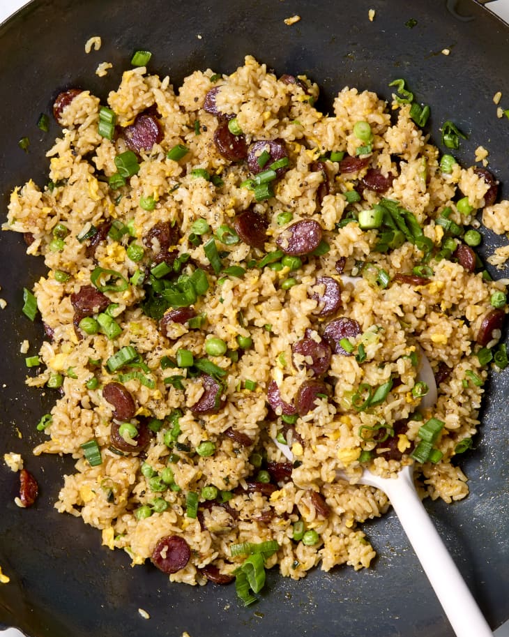 Chinese Sausage Fried Rice Recipe (Cooks in 10 Minutes!) | The Kitchn