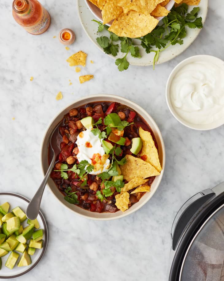 Slow Cooker Vegetarian Chili | The Kitchn