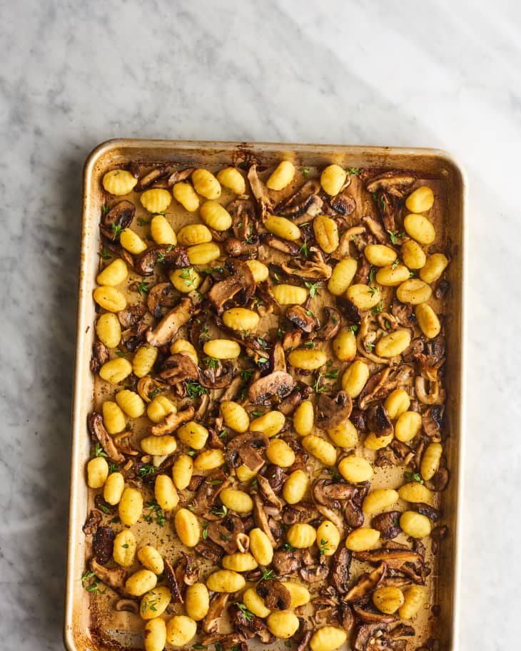 Mixed Mushroom Sheet Pan Gnocchi The Kitchn
