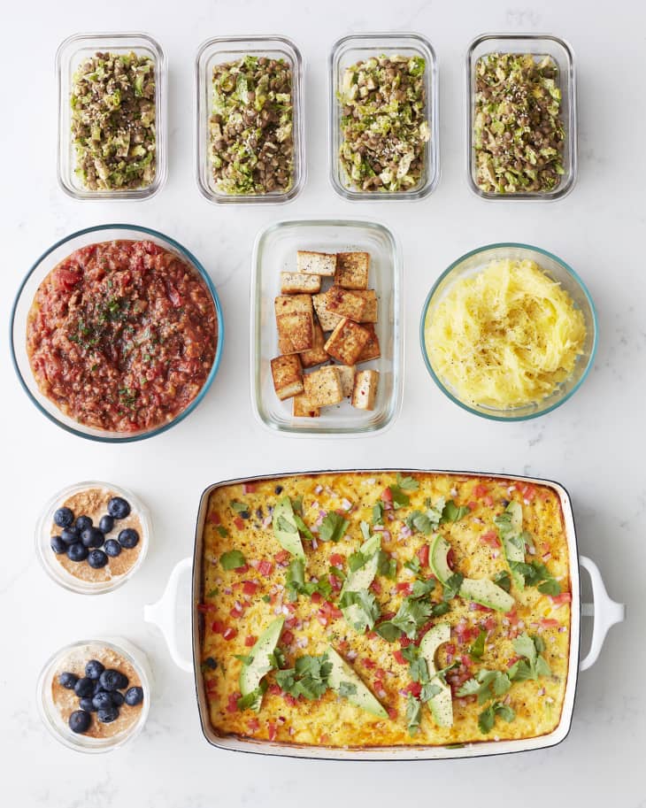 HighProtein Vegetarian Meal Prep Plan for 1 Week of Meals The Kitchn