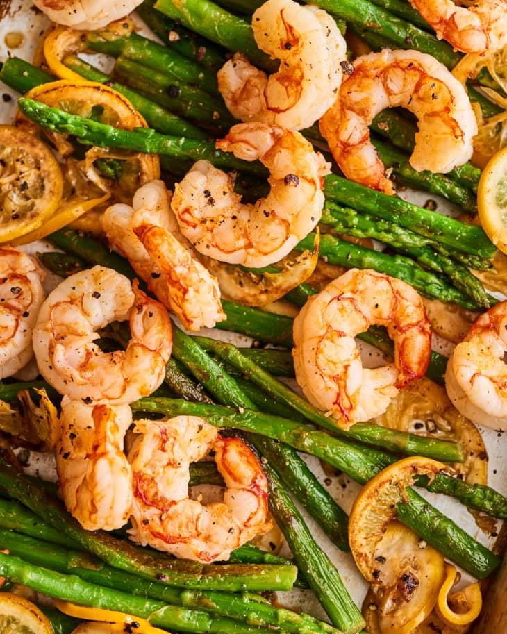 2020 03 Snapshot 3 Ingredient Spring Trader Joes Dinners Lemony Roasted Shrimp Asparagus290