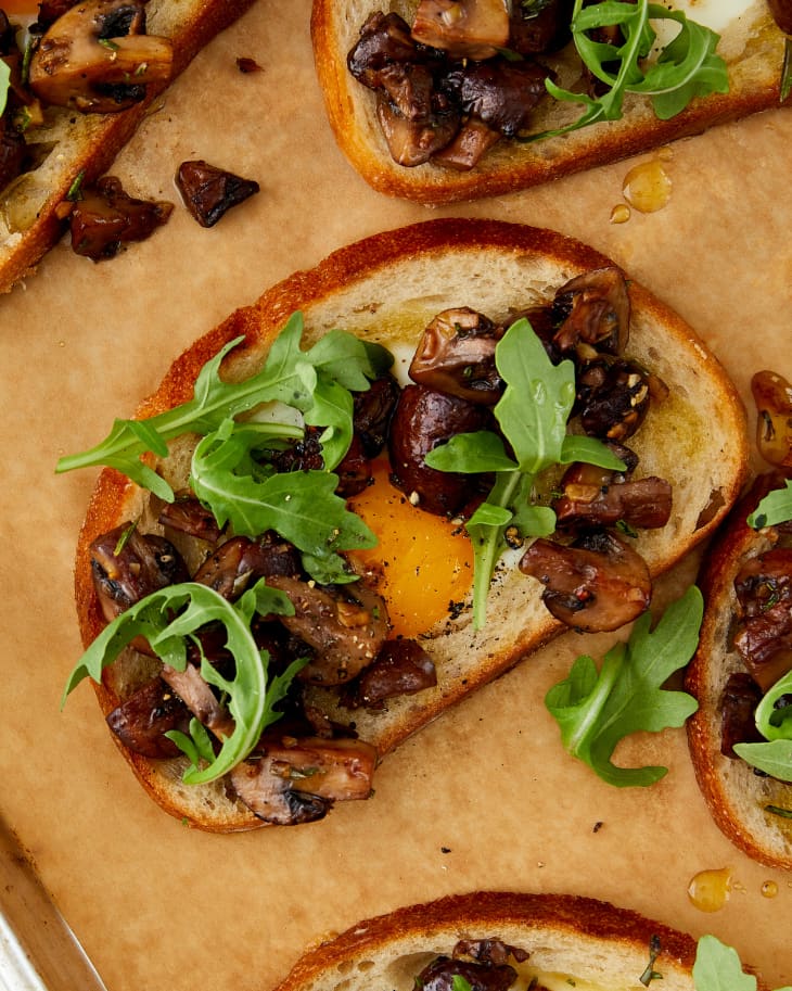 Toad in the Hole with Garlic-Butter Mushrooms | The Kitchn