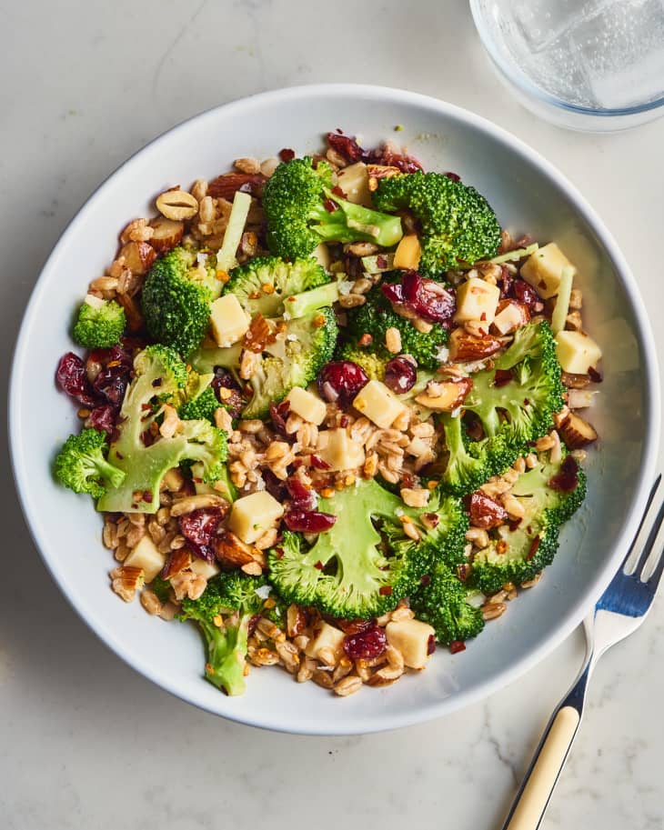 Farro and Broccoli Salad Recipe The Kitchn