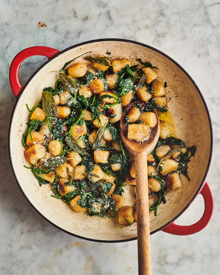 Trader Joes' Cauliflower Gnocchi with Brown Butter and Sage Recipe ...