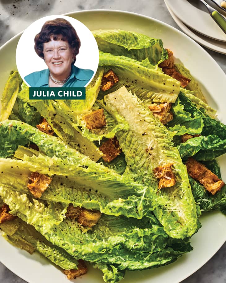 I Tried Julia Child's Caesar Salad Recipe The Kitchn