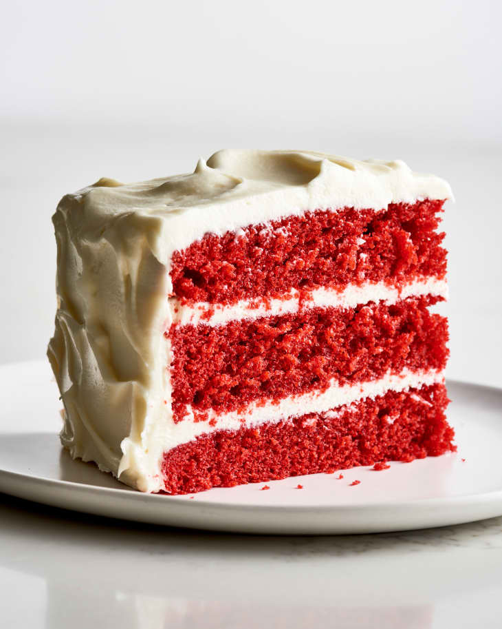 Cake on deals a plate