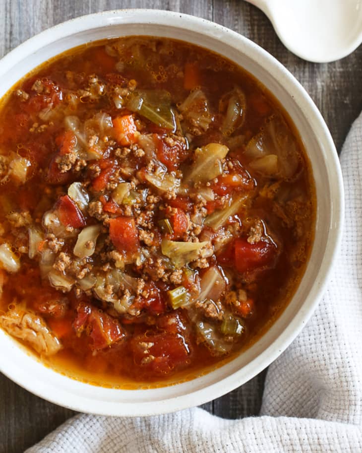 Skinnytaste's Beef, Cabbage, and Tomato Soup The Kitchn