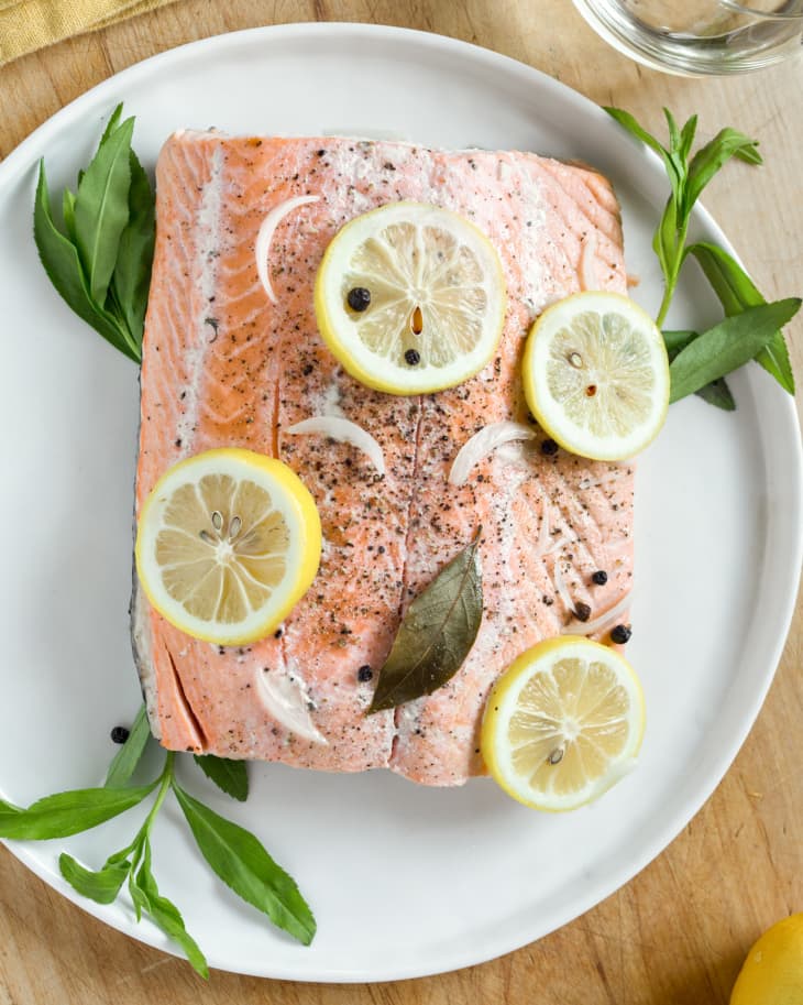 Recipe Slow Cooker Poached Salmon with Lemons & Fresh Herbs The Kitchn