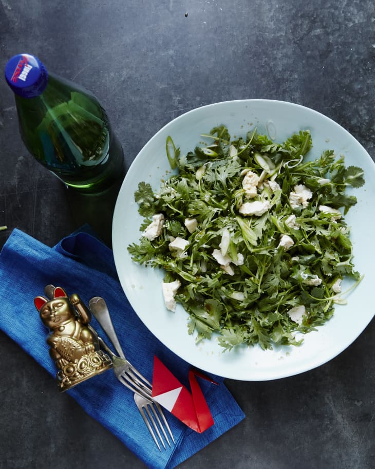 Recipe Chrysanthemum and Tofu Salad (Ma Lan Tou) The Kitchn