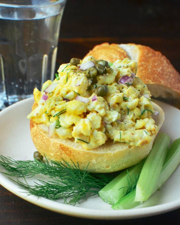 Recipe Quick, Easy Scrambled Egg Salad The Kitchn
